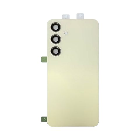 Carcasa trasera con adhesivo y lente de cámara para Galaxy S24 5G (S921), Amber Yellow — imagen 1