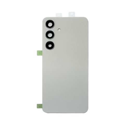 Carcasa trasera con adhesivo y lente de cámara para Galaxy S24 5G (S921), Marble Gray — imagen 1