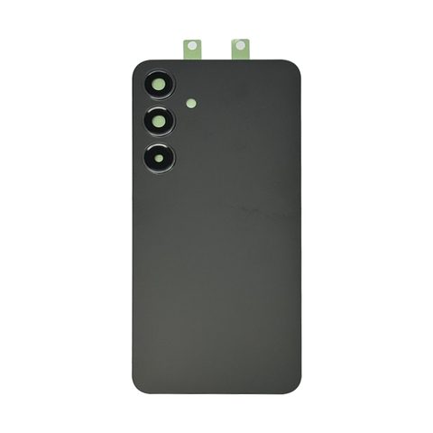 Carcasa trasera con adhesivo y lente de cámara para Galaxy S24 Plus 5G (S926), Onyx Black — imagen 1