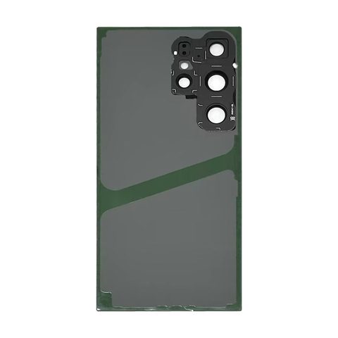Carcasa trasera con adhesivo y lente de cámara para Galaxy S24 Ultra (S928), Titanium Green — imagen 2