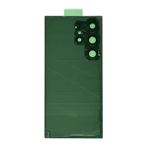 Carcasa trasera con adhesivo y lente de cámara para Galaxy S24 Ultra (S928), Titanium Orange — imagen 2