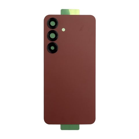 Carcasa trasera con adhesivo y lente de cámara para Galaxy S25 5G (S931), Coral Red — imagen 1