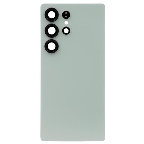 Carcasa trasera con adhesivo y lente de cámara para Galaxy S25 Ultra 5G (S938), Titanium Jade Green — imagen 1