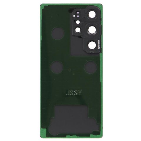 Carcasa trasera con adhesivo y lente de cámara para Galaxy S25 Ultra 5G (S938), Titanium Jet Black — imagen 2