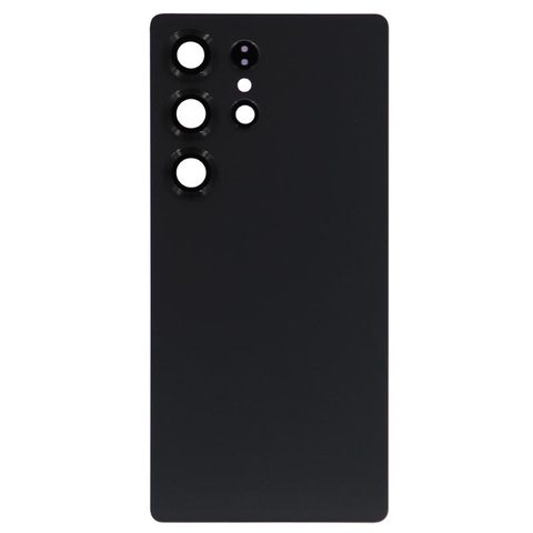 Carcasa trasera con adhesivo y lente de cámara para Galaxy S25 Ultra 5G (S938), Titanium Jet Black — imagen 1