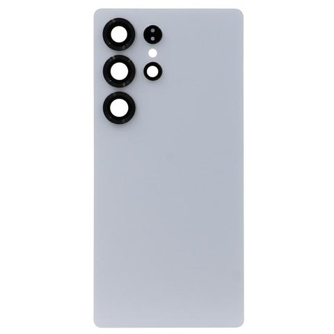 Carcasa trasera con adhesivo y lente de cámara para Galaxy S25 Ultra 5G (S938), Titanium Silver Blue — imagen 1