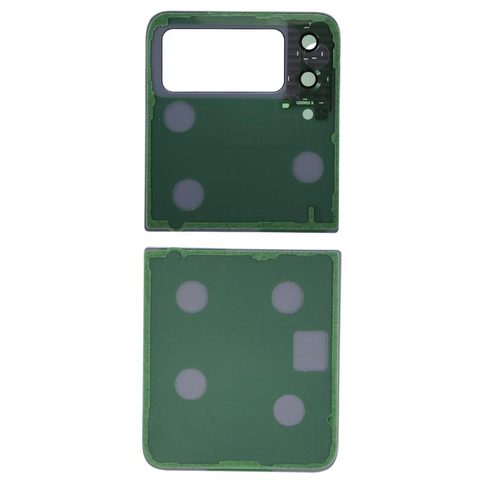 Carcasa trasera con adhesivo y lente de cámara para Galaxy Z Flip 4 (F721), Bora Purple — imagen 2