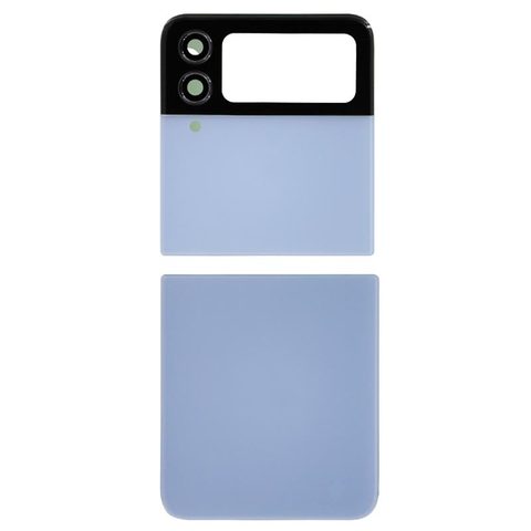 Carcasa trasera con adhesivo y lente de cámara para Galaxy Z Flip 4 (F721), Blue — imagen 1