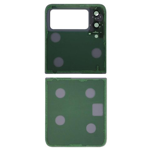 Carcasa trasera con adhesivo y lente de cámara para Galaxy Z Flip 4 (F721), Pink Gold — imagen 2