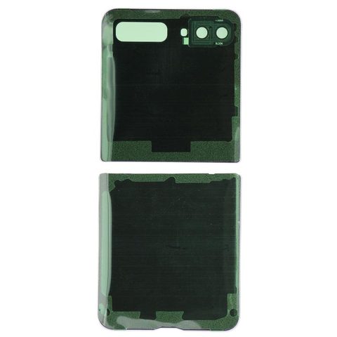 Carcasa trasera con adhesivo y lente de cámara para Galaxy Z Flip (F700), Blue — imagen 2