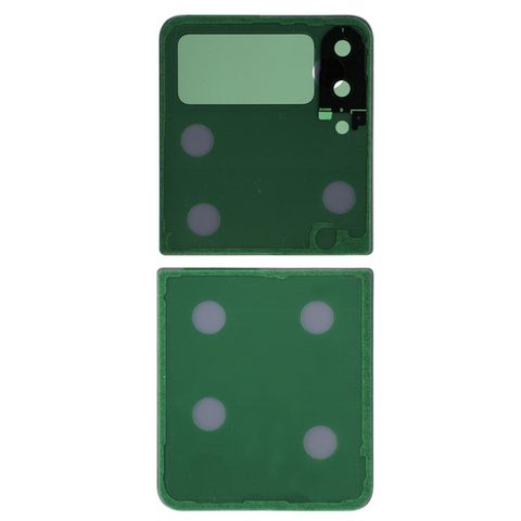 Carcasa trasera con adhesivo y lente de cámara para Galaxy Z Flip3 5G (F711), Cream — imagen 2