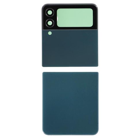 Carcasa trasera con adhesivo y lente de cámara para Galaxy Z Flip3 5G (F711), Green — imagen 1