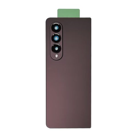 Carcasa trasera con adhesivo y lente de cámara para Galaxy Z Fold 4 (F936), Burgundy — imagen 1