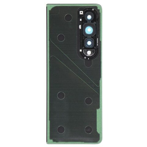 Carcasa trasera con adhesivo y lente de cámara para Galaxy Z Fold 4 (F936U), Phantom Black — imagen 2