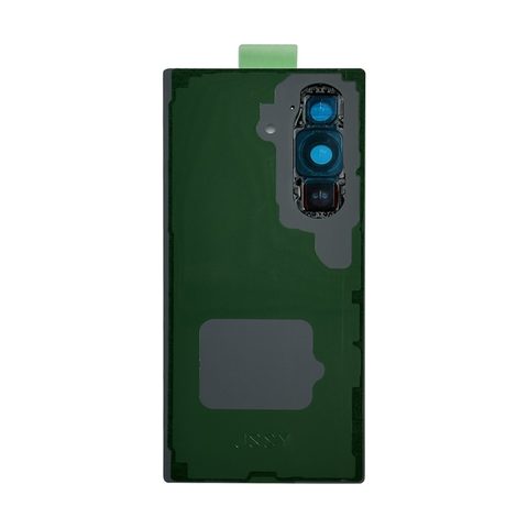 Carcasa trasera con adhesivo y lente de cámara para Galaxy Z Fold7 (F966), Jet Black — imagen 2