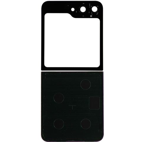 Carcasa trasera con lente de cámara para Galaxy Z Flip7 FE 5G (F761), Black — imagen 1