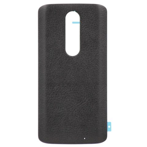 Tapa trasera de batería para Moto Droid Turbo 2 / Moto X Force (XT1580), Black Leather