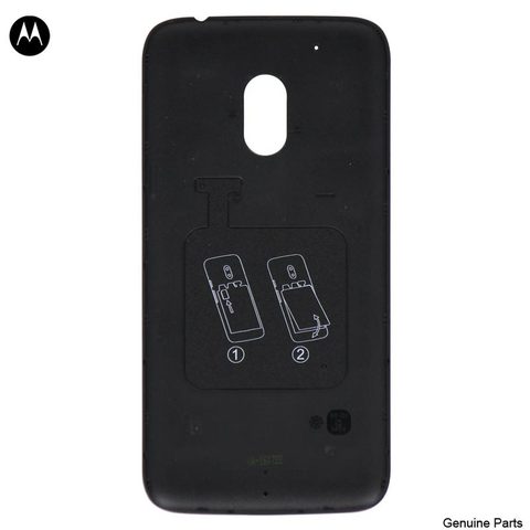 Tapa trasera de batería para Moto G4 Play (XT1609), Black — imagen 2