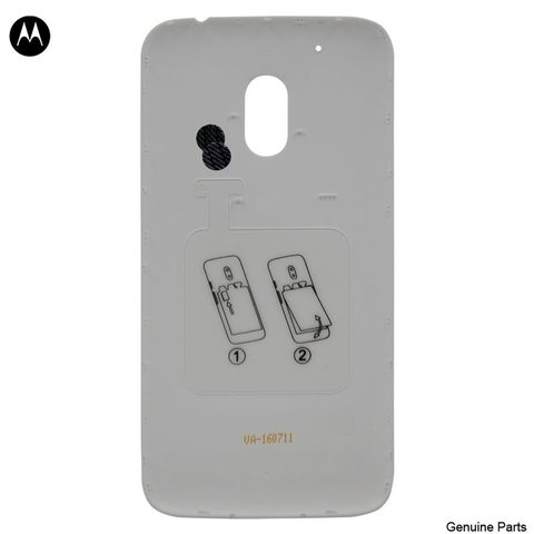Tapa trasera de batería para Moto G4 Play (XT1609), White — imagen 2