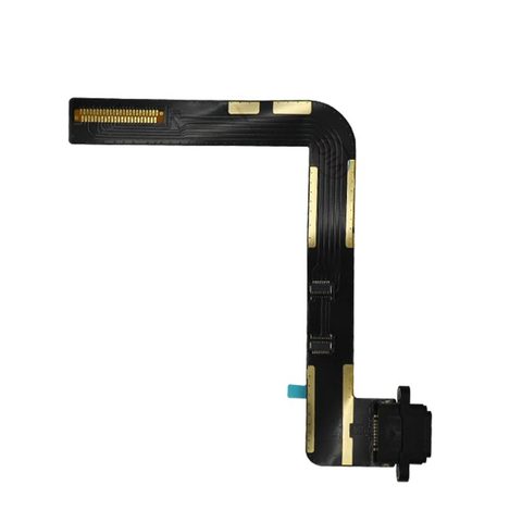 Flex de puerto de carga dock para iPad 7 / iPad 8 / iPad 9, Requiere soldadura, Black — imagen 1