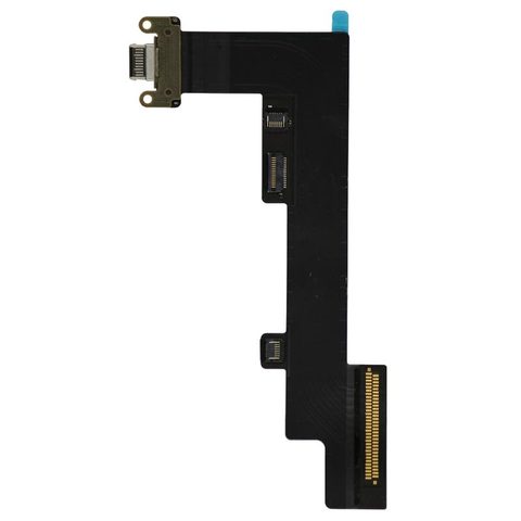 Flex de puerto de carga dock para iPad Air 4, Requiere soldadura, WiFi Version / Black — imagen 1