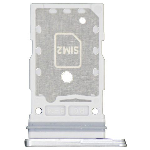 Bandeja SIM dual para Galaxy S22 Ultra 5G (S908), Phantom White — imagen 2