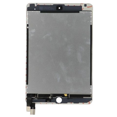 Conjunto completo de pantalla LCD con cristal táctil y flex de reposo / despertar preinstalado FX5 Fused para iPad Mini 5, White — imagen 2