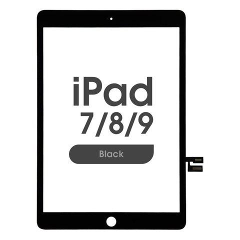 Cristal táctil con digitalizador FX5 para iPad 7 / iPad 8 / iPad 9, 10.2 / Black — imagen 1