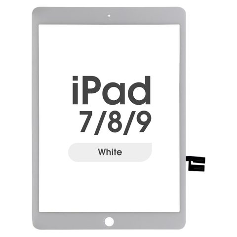 Cristal táctil con digitalizador FX5 para iPad 7 / iPad 8 / iPad 9, 10.2 / White — imagen 1