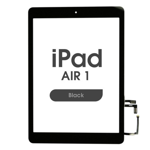 Cristal táctil con digitalizador y botón de inicio FX5 para iPad Air 1, Black — imagen 1