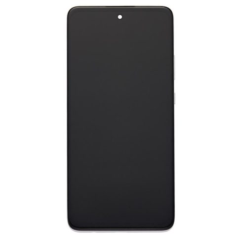 Pantalla Genuine -LCD con táctil + marco para Moto One 5G Ace (XT2113-2), Frosted Silver — imagen 2