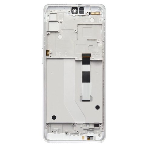 Pantalla Genuine -LCD con táctil + marco para Moto One 5G Ace (XT2113-2), Frosted Silver — imagen 3