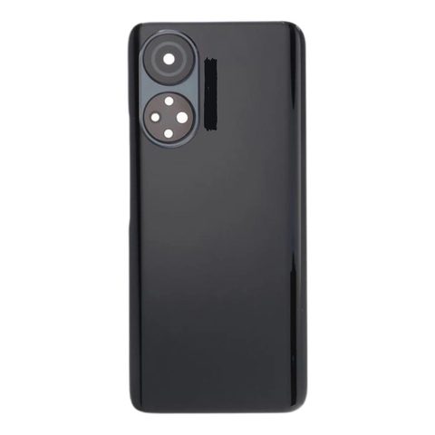 Tapa trasera con lente de cámara para Honor X7, Negro