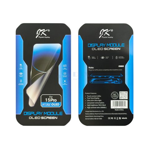 Pantalla Hard OLED JK de repuesto para iPhone 15 Pro