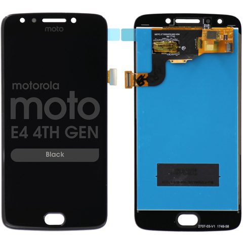 Pantalla LCD con táctil sin marco para Moto E4 4th Gen (XT1768), Black — imagen 1