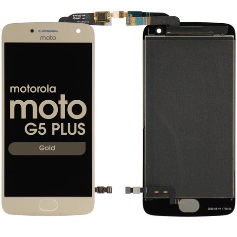 Pantalla LCD con táctil sin marco para Moto G5 Plus (XT1687), Gold — imagen 1