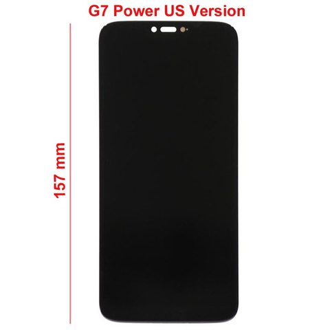 Pantalla LCD con táctil sin marco para Moto G7 Power, Versión US, 157mm / Black — imagen 4