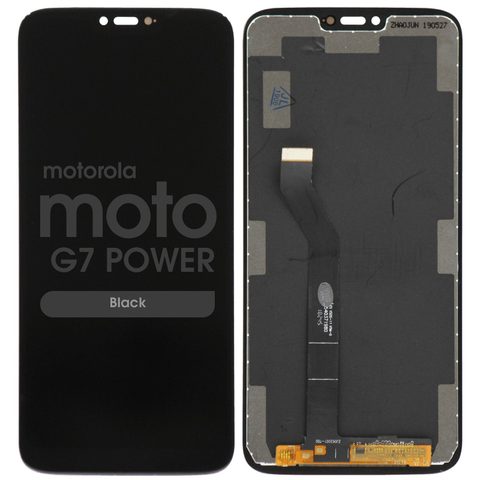 Pantalla LCD con táctil sin marco para Moto G7 Power, Versión US, 157mm / Black — imagen 1