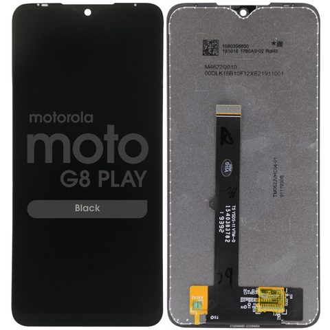 Pantalla LCD con táctil sin marco para Moto G8 Play, Black — imagen 1