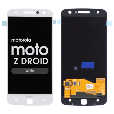 Pantalla LCD con táctil sin marco para Moto Z Droid (XT1650-01), 03 / White — imagen 1