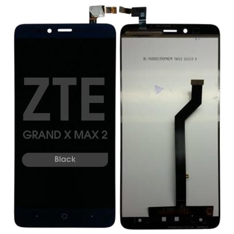 Pantalla LCD con táctil sin marco para ZTE Grand X Max 2 (Z988), Black — imagen 1