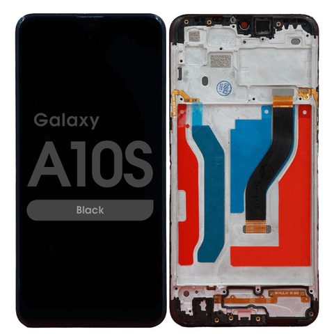 Pantalla LCD con táctil + marco para Galaxy A10s, A107 /2019 / Black — imagen 1