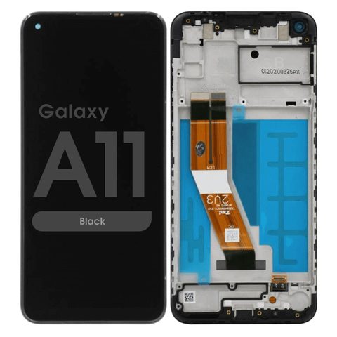 Pantalla LCD con táctil + marco para Galaxy A11 (A115F/A115M), Versión Internacional, 159.5 MM / Black — imagen 1