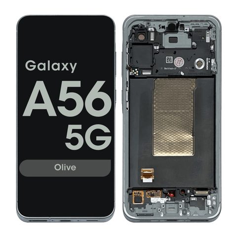 Pantalla LCD con táctil + marco para Galaxy A56 5G, A566 / 2025 / Olive — imagen 1