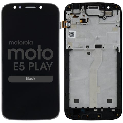 Pantalla LCD con táctil + marco para Moto E5 Play (XT1921), Black (Assem) — imagen 1