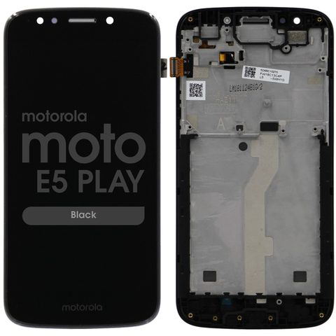 Pantalla LCD con táctil + marco para Moto E5 Play (XT1921), Black (Premium) — imagen 1