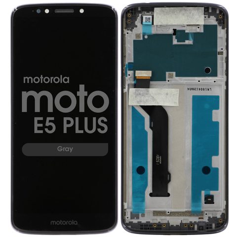 Pantalla LCD con táctil + marco para Moto E5 Plus (XT1924), Gray — imagen 1