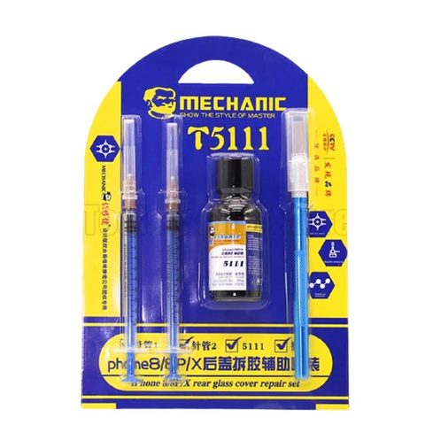 Herramientas de reparación de tapa trasera Mechanic / pegamento removedor para iPhone 8 / 8 Plus / X / XS / XS MAX / XR / 11 / 11 Pro / 11 Pro Max / 12 Mini / 12 / 12 Pro / 12 Pro Max / 13 Mini / 13 / 13 Pro / 13 Pro Max (T5111)