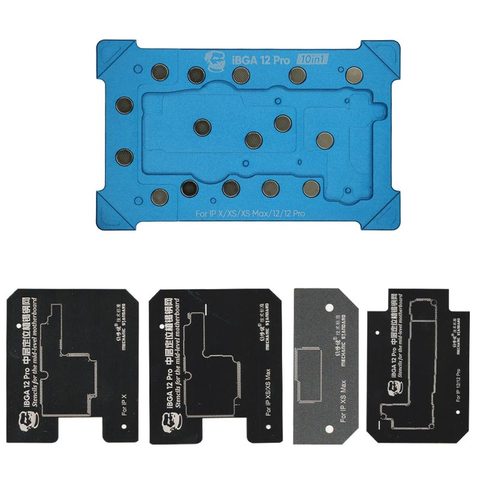 Plataforma con caja para placa base Mechanic con posicionamiento de placas pequeñas para iPhone X / XS / XS Max / 11 / 11 Pro / 11 Pro Max / 12 / 12 Mini / 12 Pro / 12 Pro Max — imagen 2