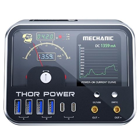 Fuente de alimentación DC regulada de diagnóstico Thor Power inteligente Mechanic con interfaz de expansión — imagen 2